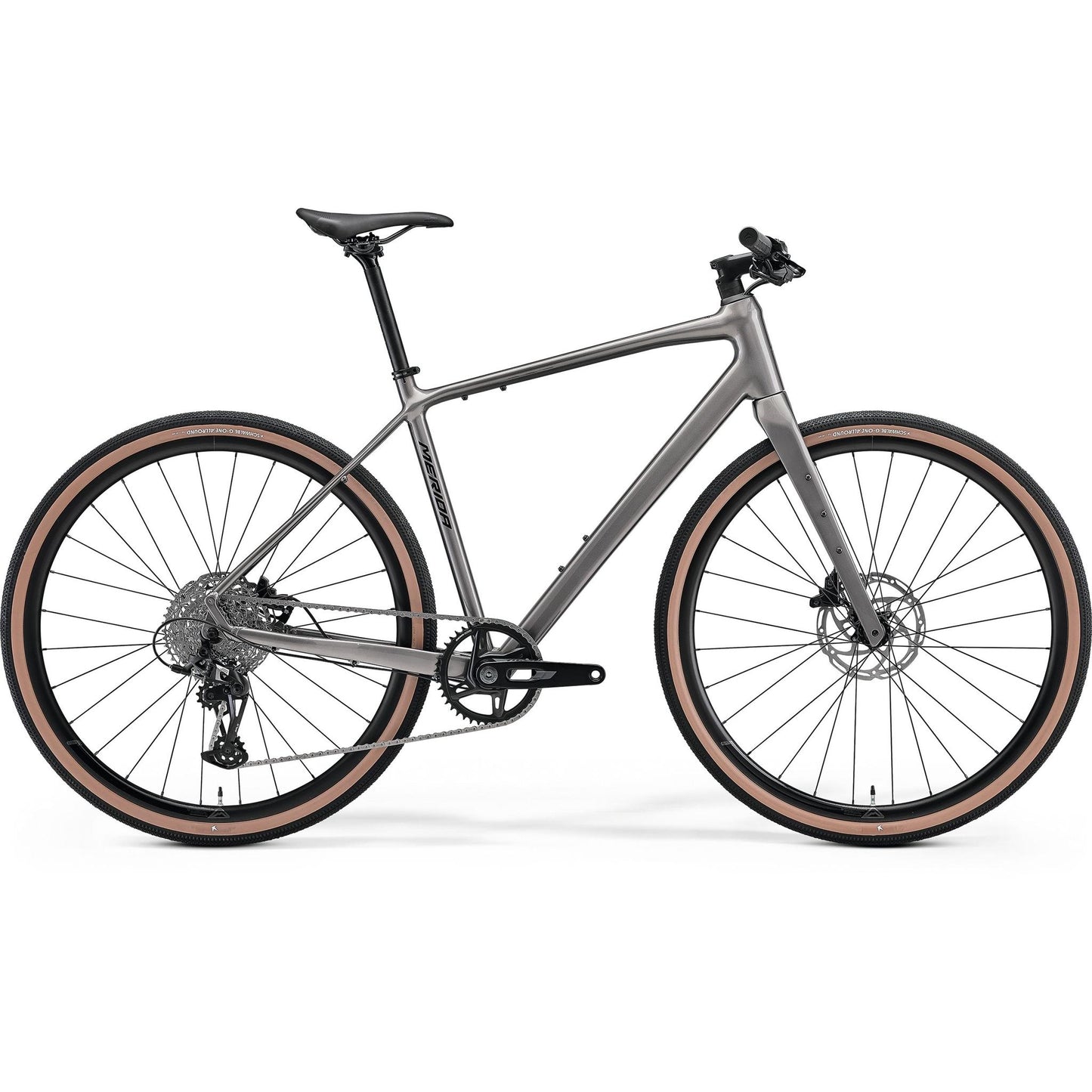 Merida Speeder 500 Flat Bar Road Bike Warm Slate Grey/Black