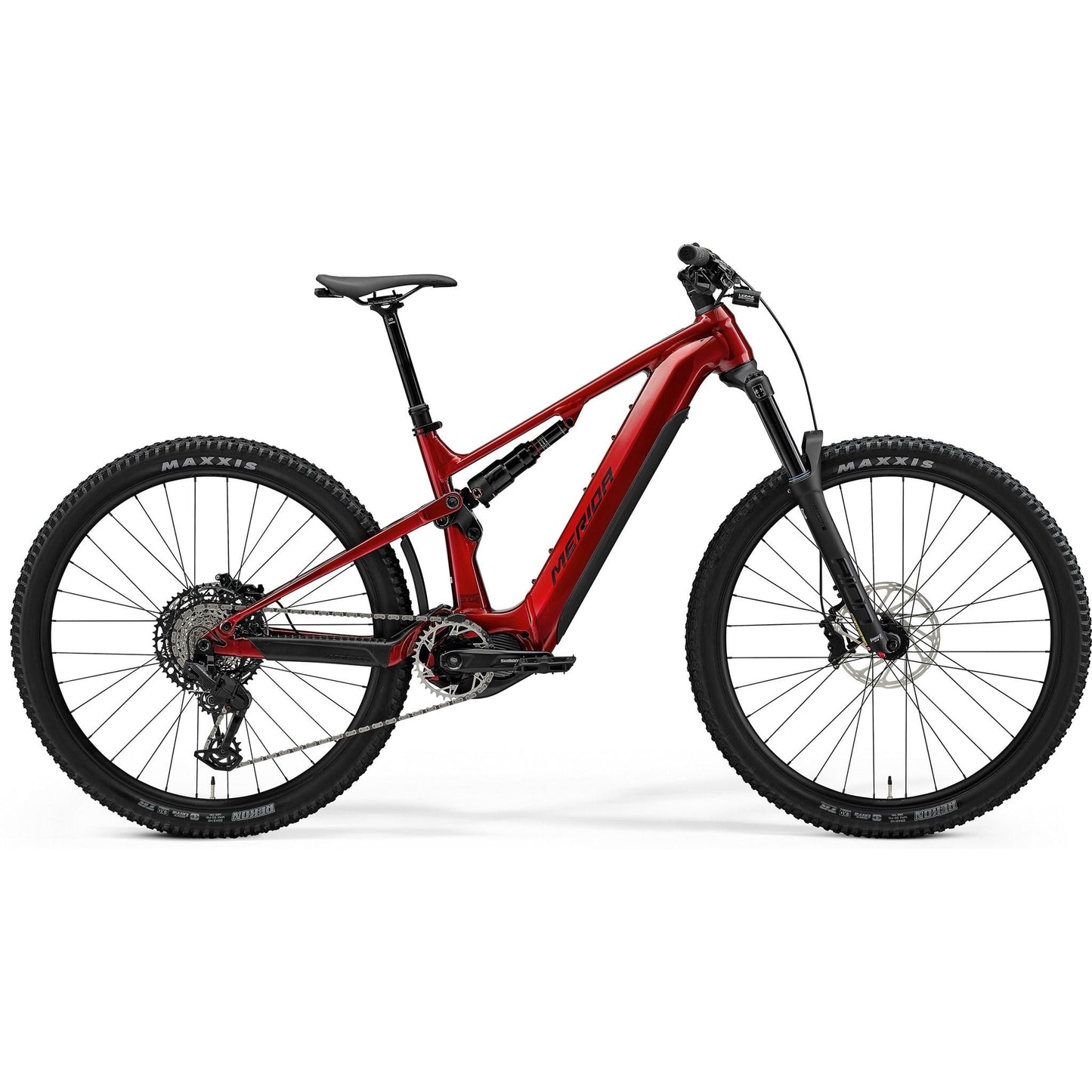 Merida eOne-Forty 675 Electric Trail Bike Dark Strawberry/Black