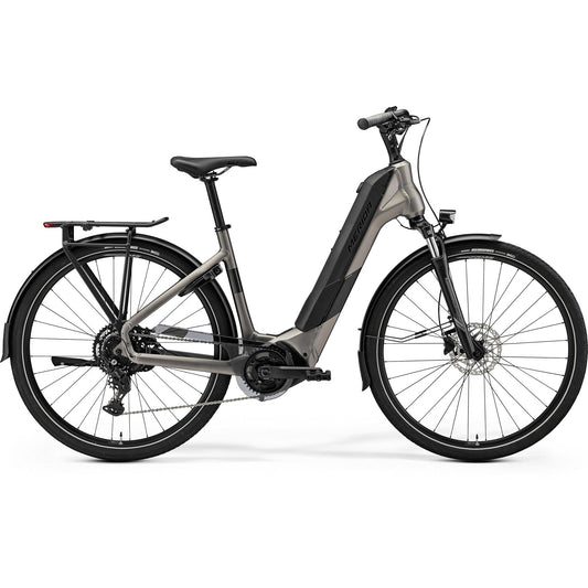 Merida eSpresso City 400 EQ Electric Hybrid Bike Silk Warm Slate Grey/Black