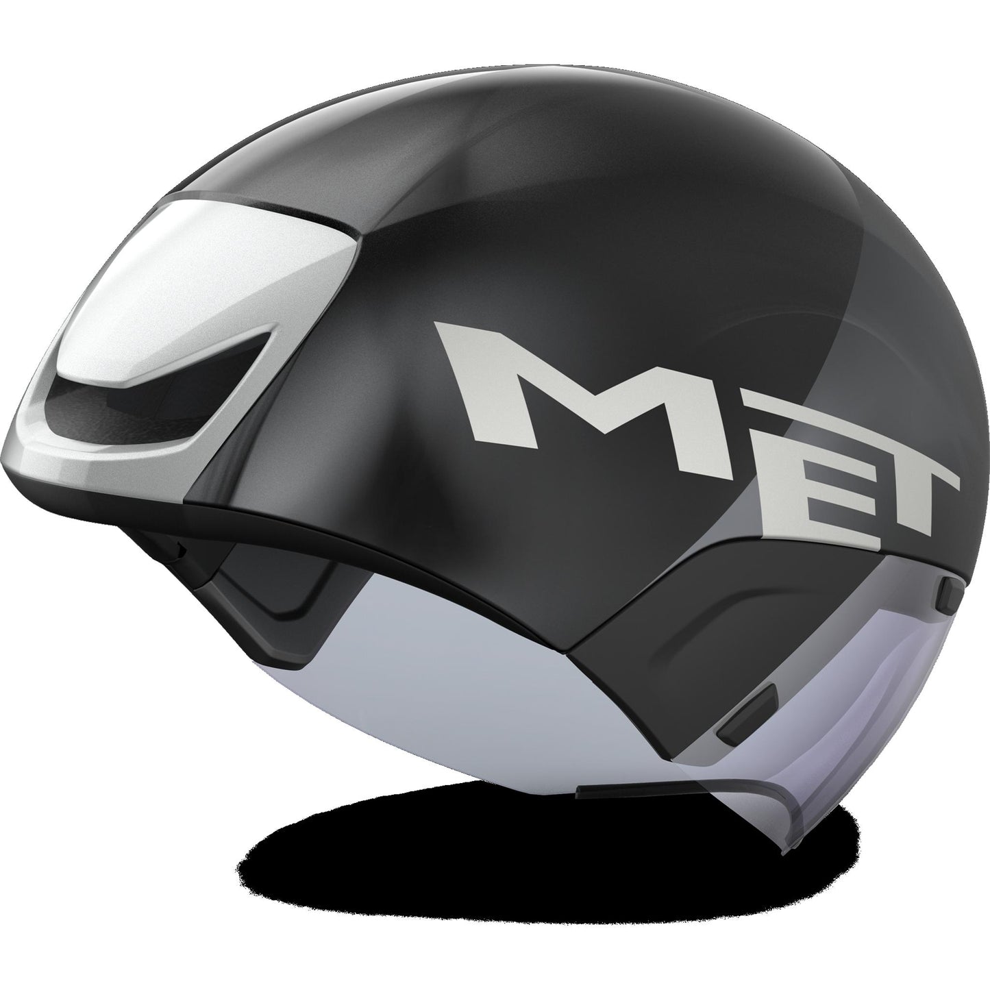Met Codatronca Triathlon Helmet Glossy Black/Silver