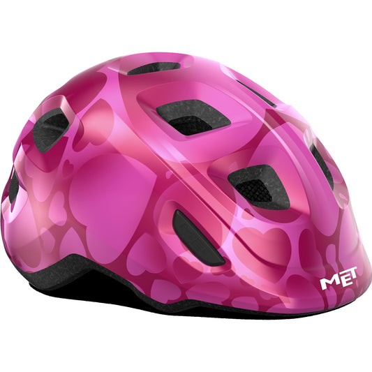 Met Hooray Kids Helmet Pink Hearts