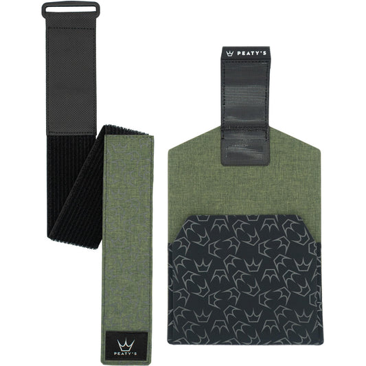 Peatys Holdfast Trail Tool Wrap Moss Green