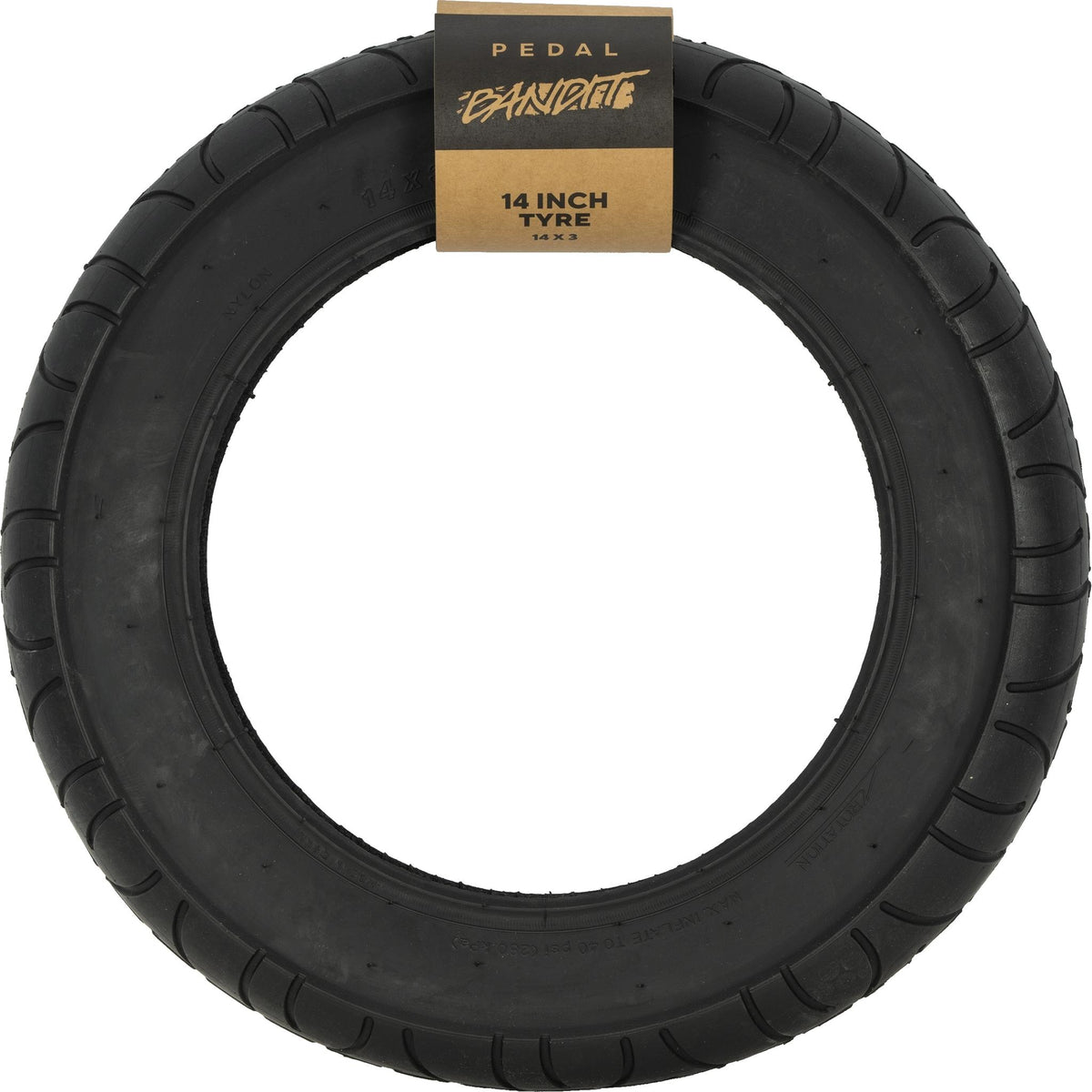 Pedal 14'' Fat Bike Tyre for Bandit Mini