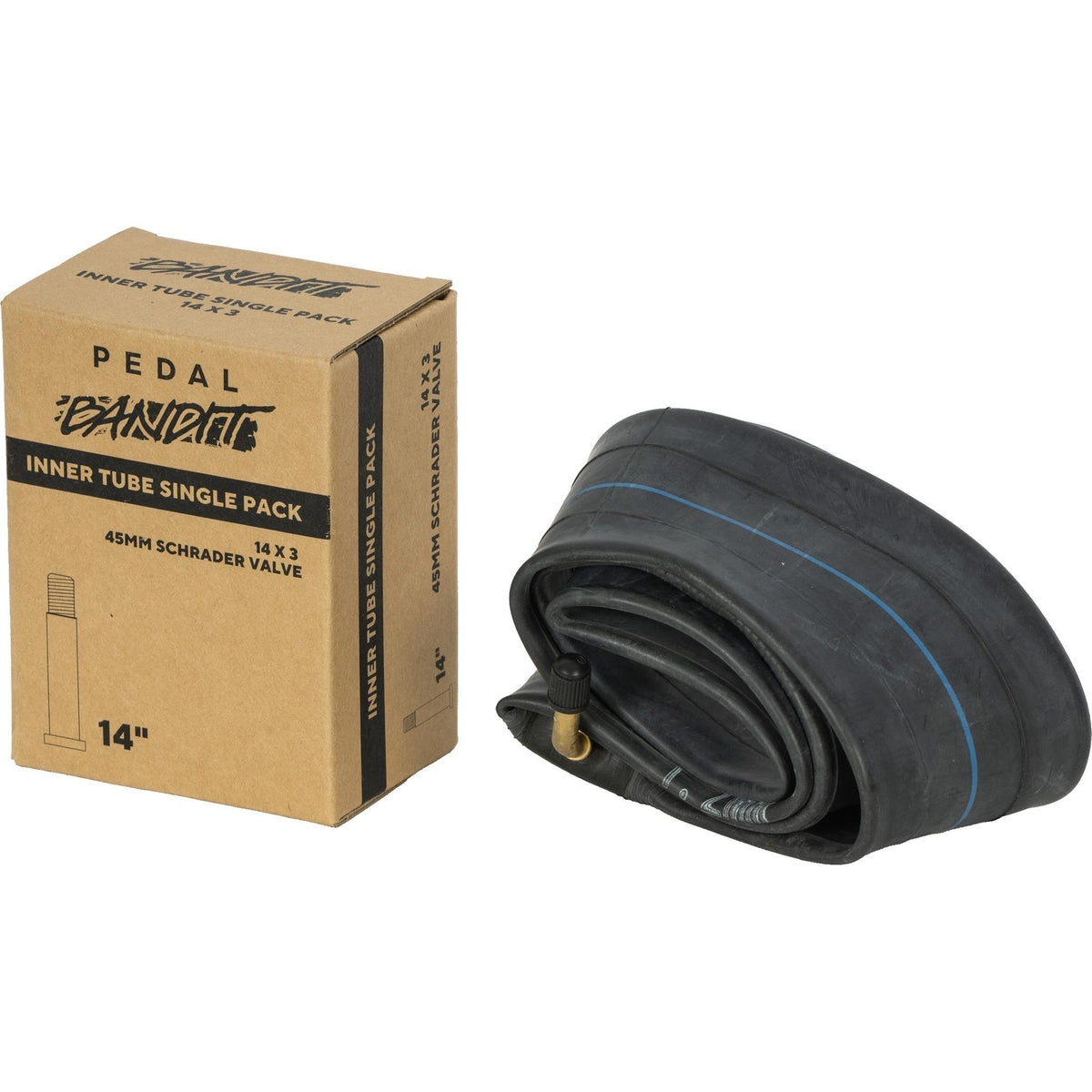 Pedal Bandit Mini Schrader Valve E-Bike Inner Tube 14 x 3''