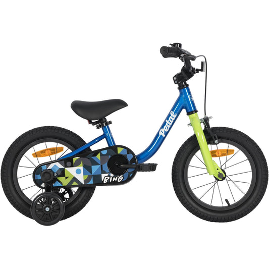 Pedal Bing 14'' Kids Bike Blue/Lime