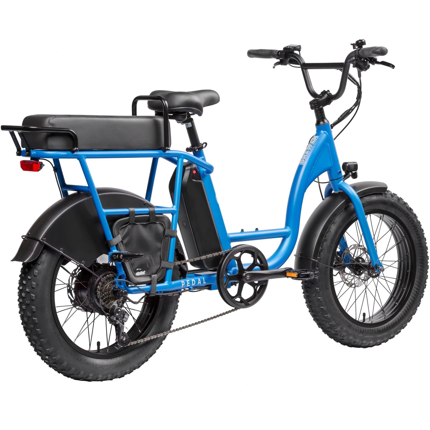 Pedal Brewer Electric Cruiser Bike Reef Blue 468Wh