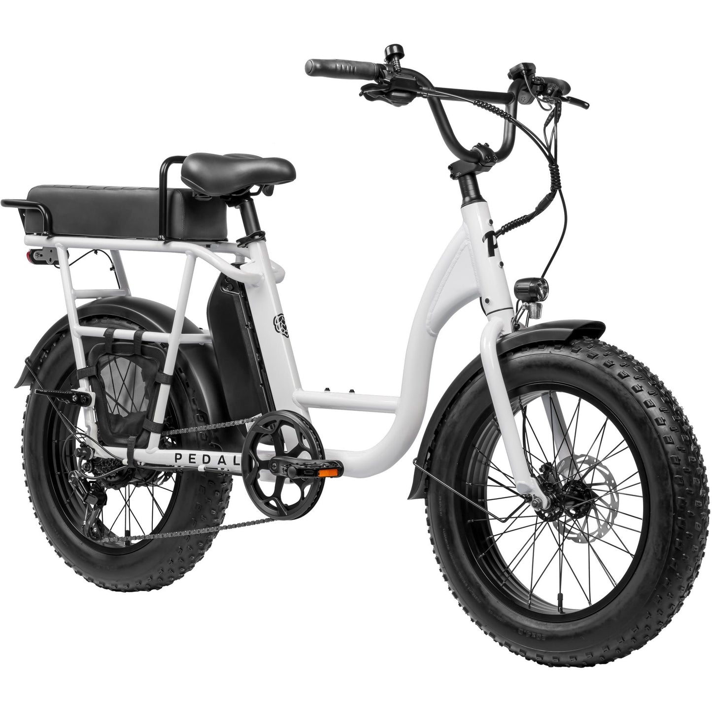 Pedal Brewer Electric Cruiser Bike White 560Wh