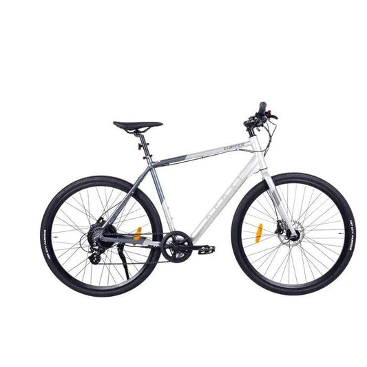 Pedal Clipper Electric  Flat Bar Road Bike Grey 50cm