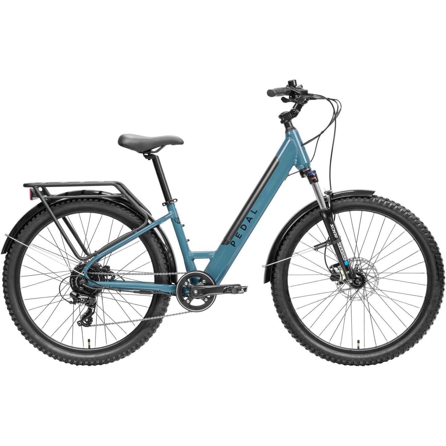 Pedal Coyote 3 ST Electric Hardtail Mountain Bike Slate Blue