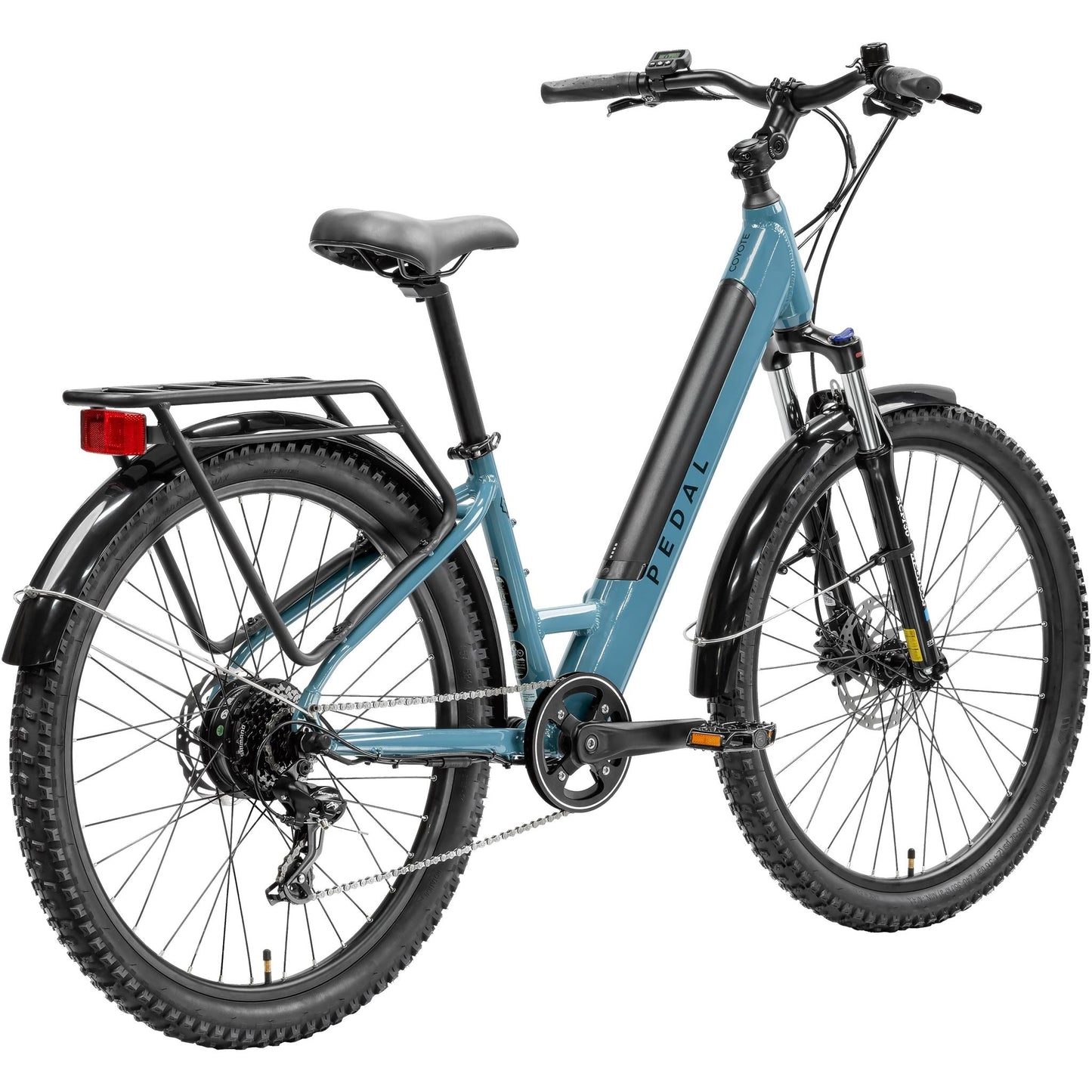 Pedal Coyote 3 ST Electric Hardtail Mountain Bike Slate Blue