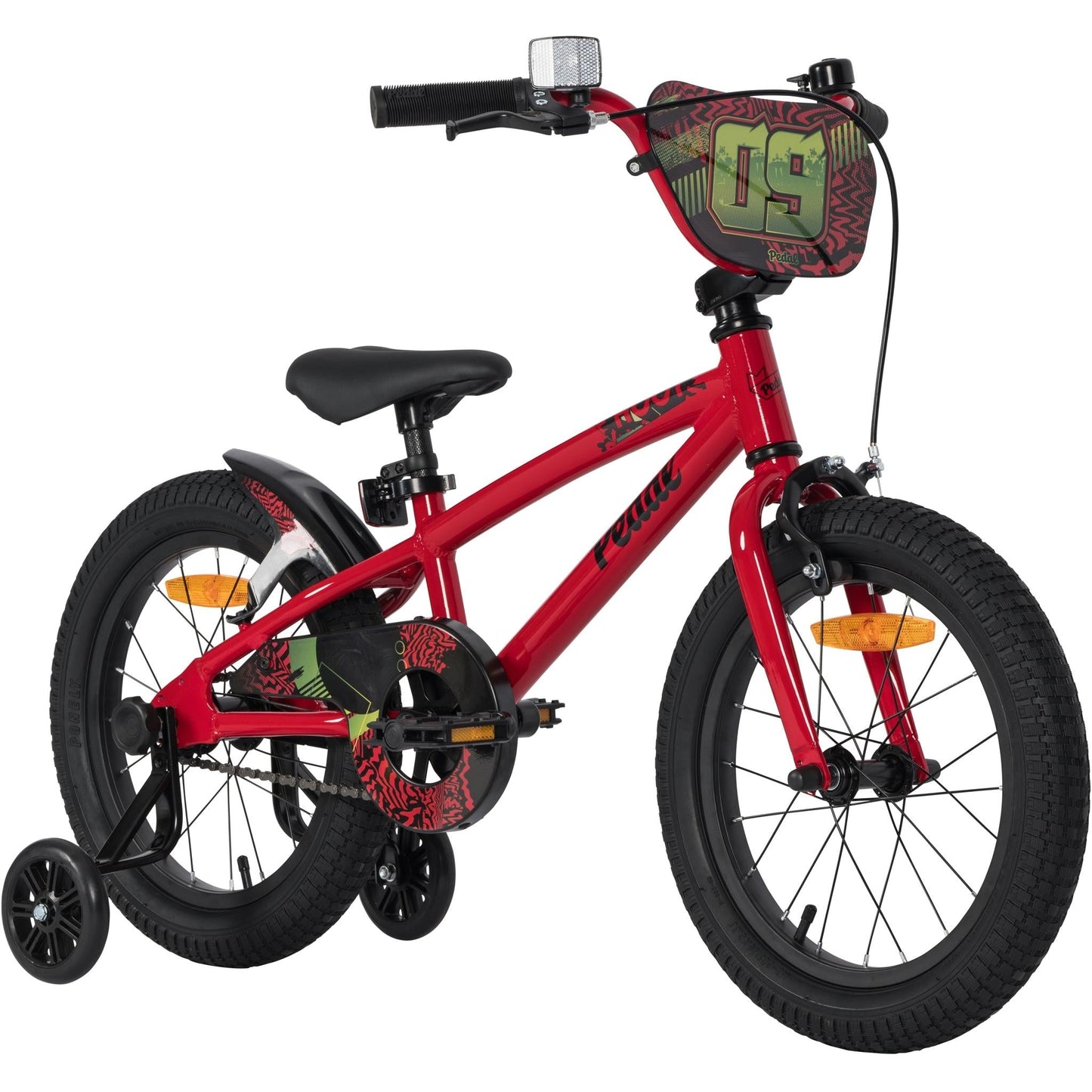 Pedal Hoot Alloy 16'' Kids Bike Red/Black