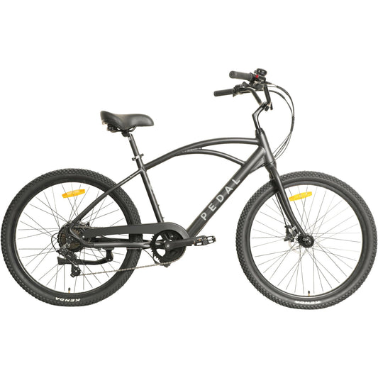 Pedal Seahawk SL Electric Cruiser Bike Satin Black