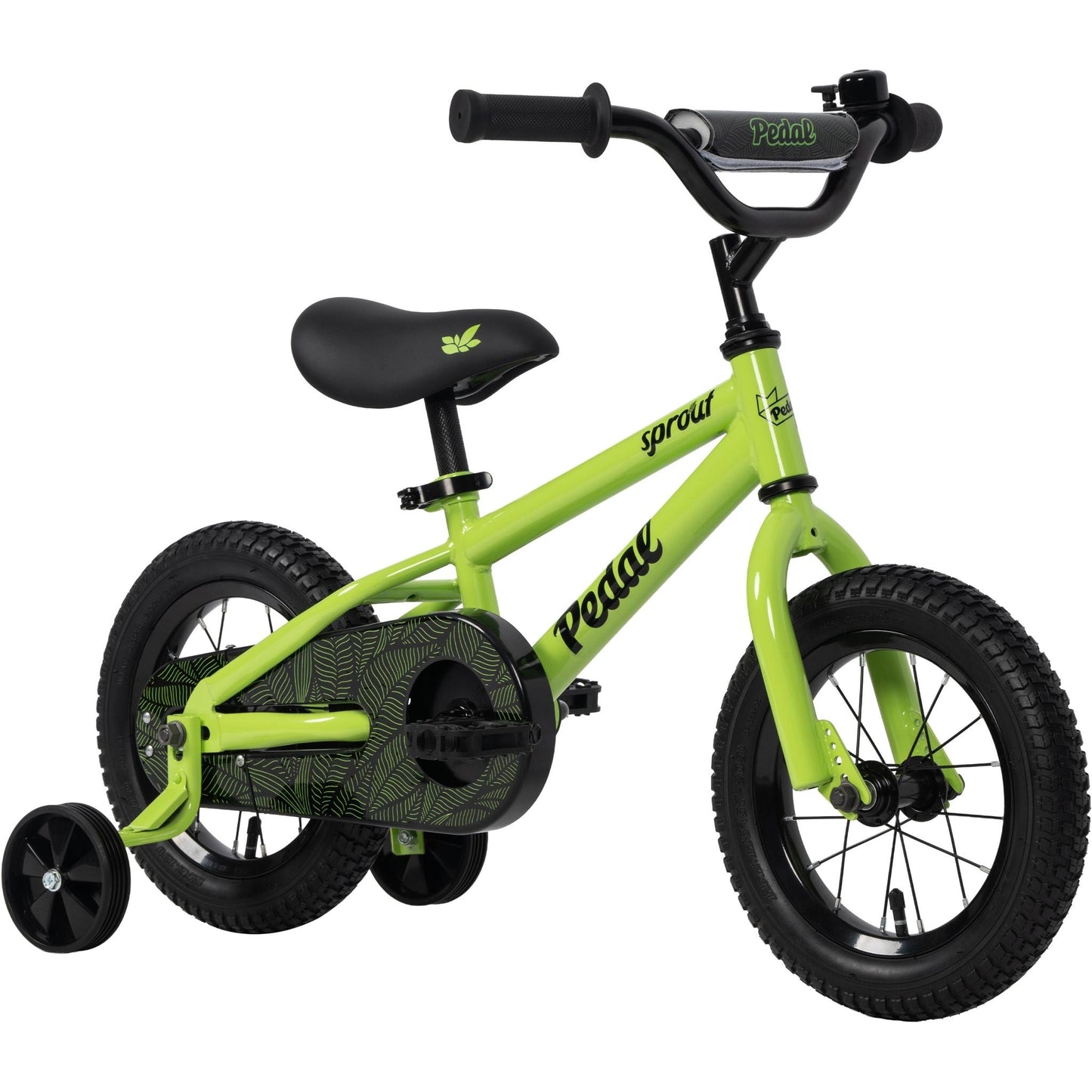 Pedal Sprout 12'' Kids Bike Green
