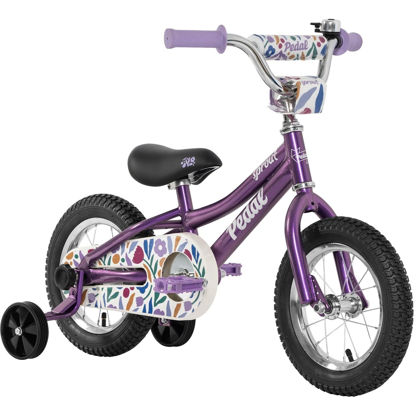 Pedal Sprout 12'' Kids Bike Plum Twilight