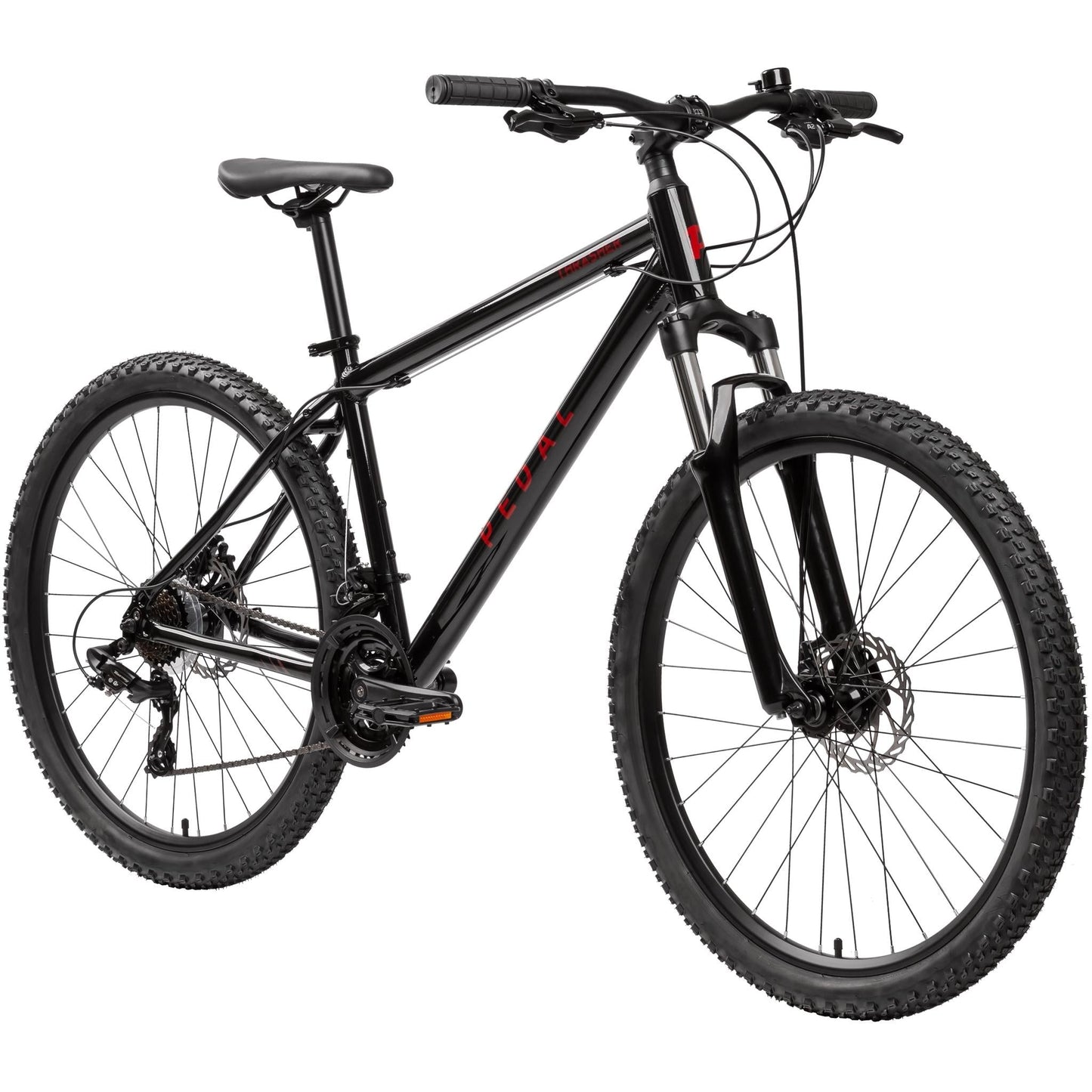 Pedal Thrasher 4 Hardtail Mountain Bike Gloss Black/Red