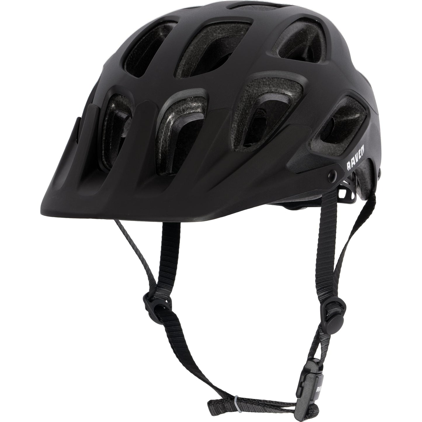 Raven Corvus MTB Helmet with Magnetic Clip Satin Black