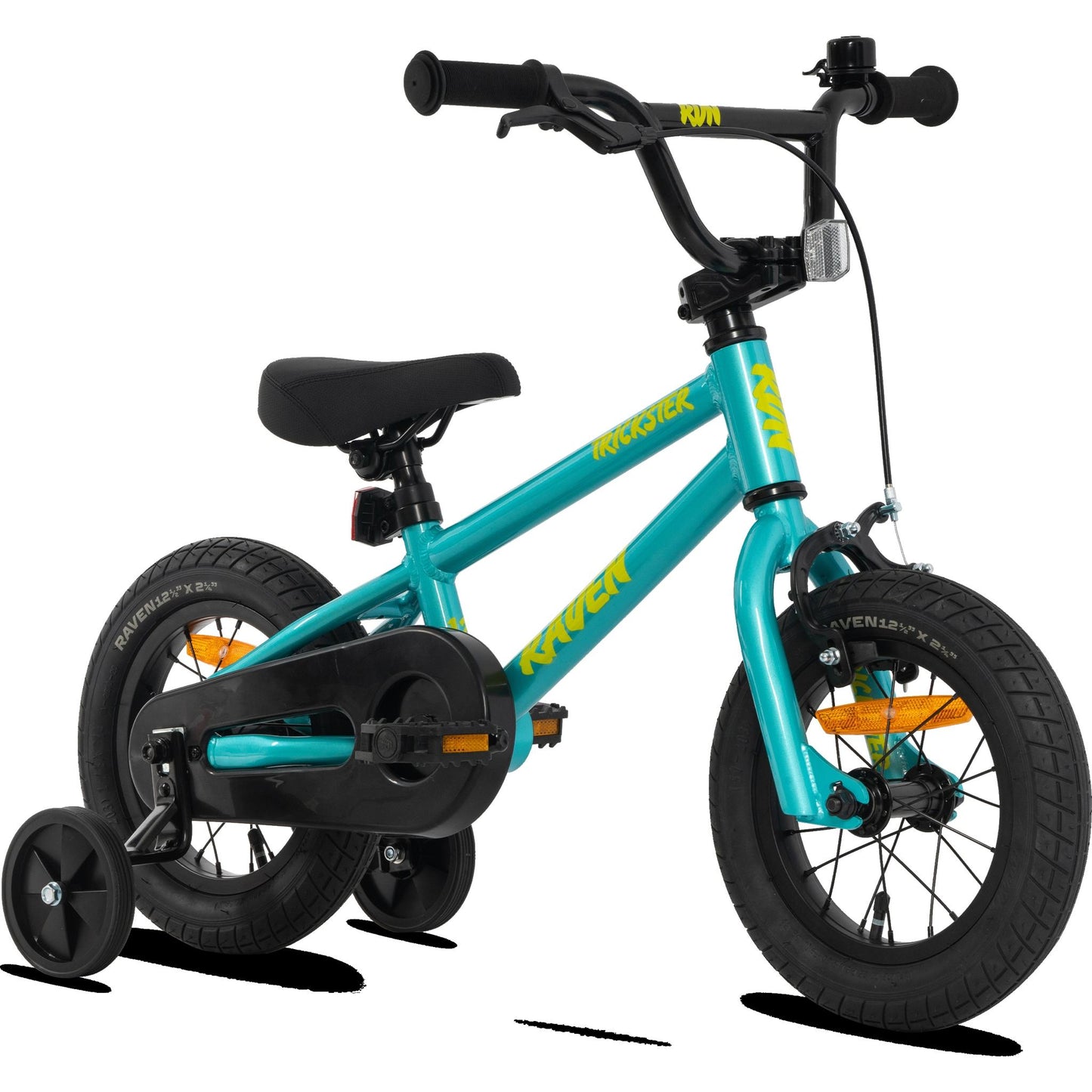 Raven Trickster Alloy 12'' Kids BMX Bike Solar Aqua