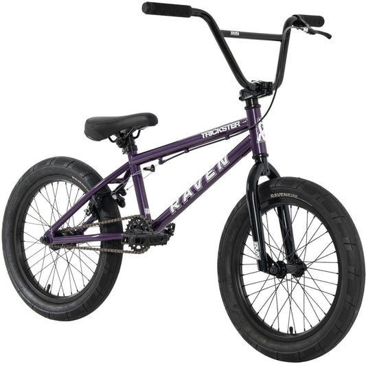 Raven Trickster 18'' BMX Bike Gloss Purple