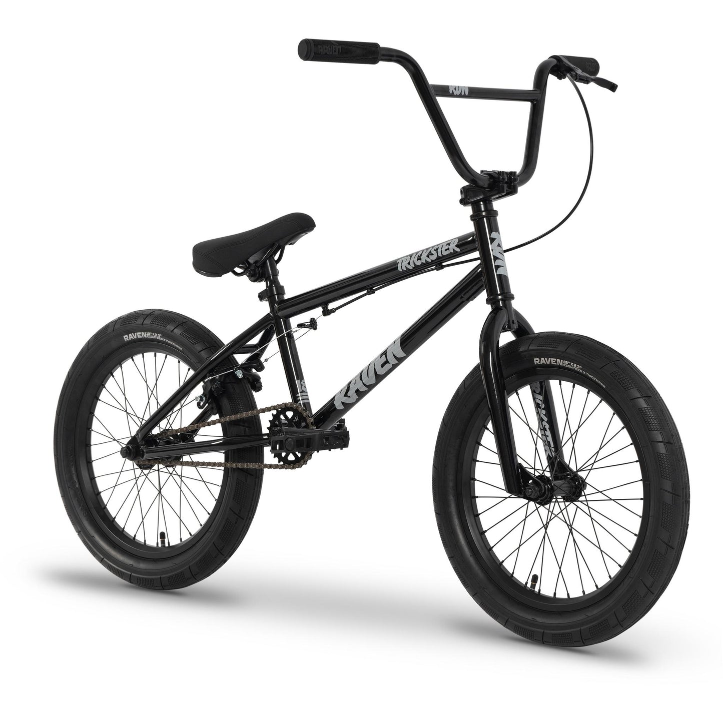 Raven Trickster 18'' BMX Bike Midnight Black