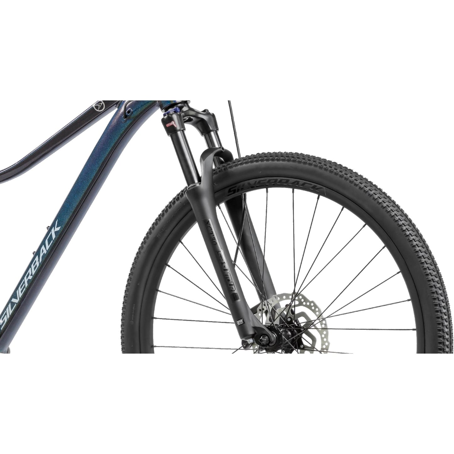 Silverback SE Series 8 Hardtail Mountain Bike Rainbow Pearl