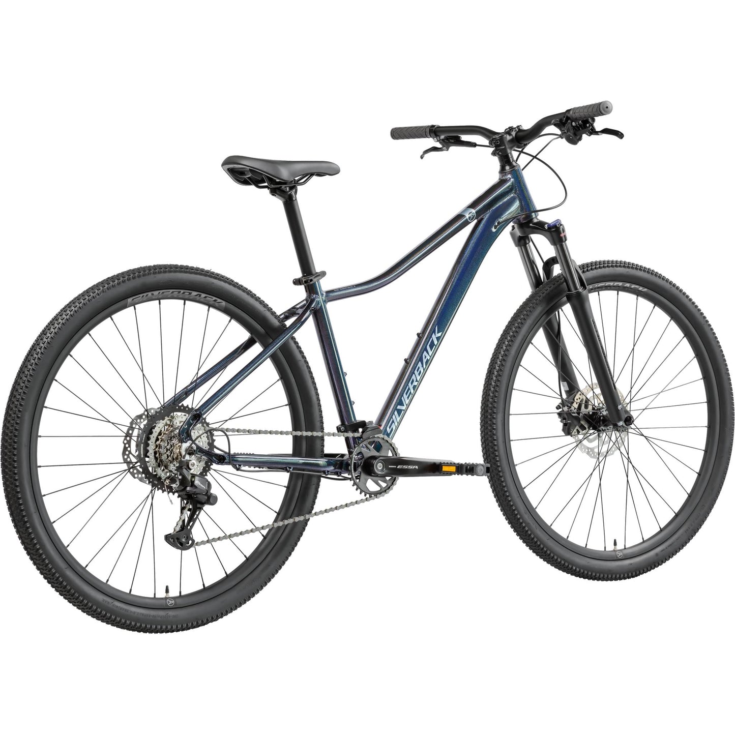 Silverback SE Series 8 Hardtail Mountain Bike Rainbow Pearl