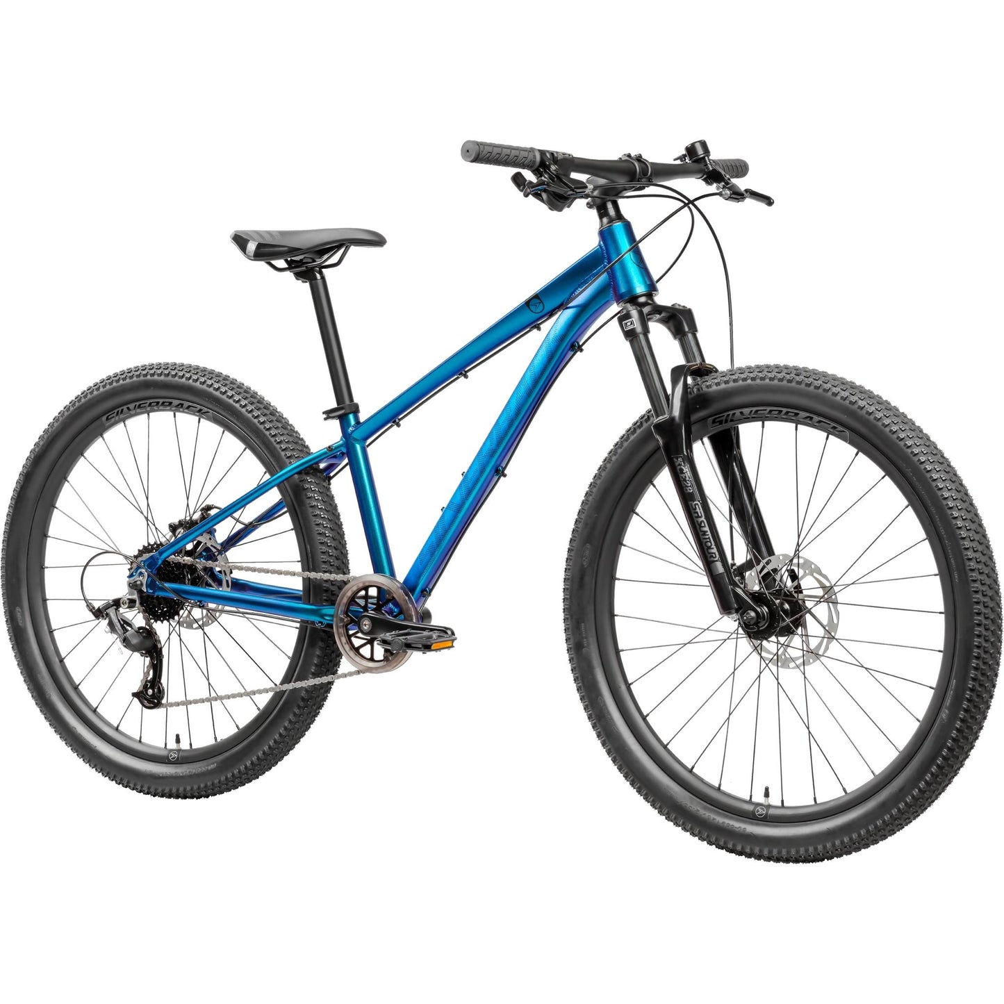 Silverback Spyke 26D 8-Speed Kids Mountain Bike Caribbean Blue