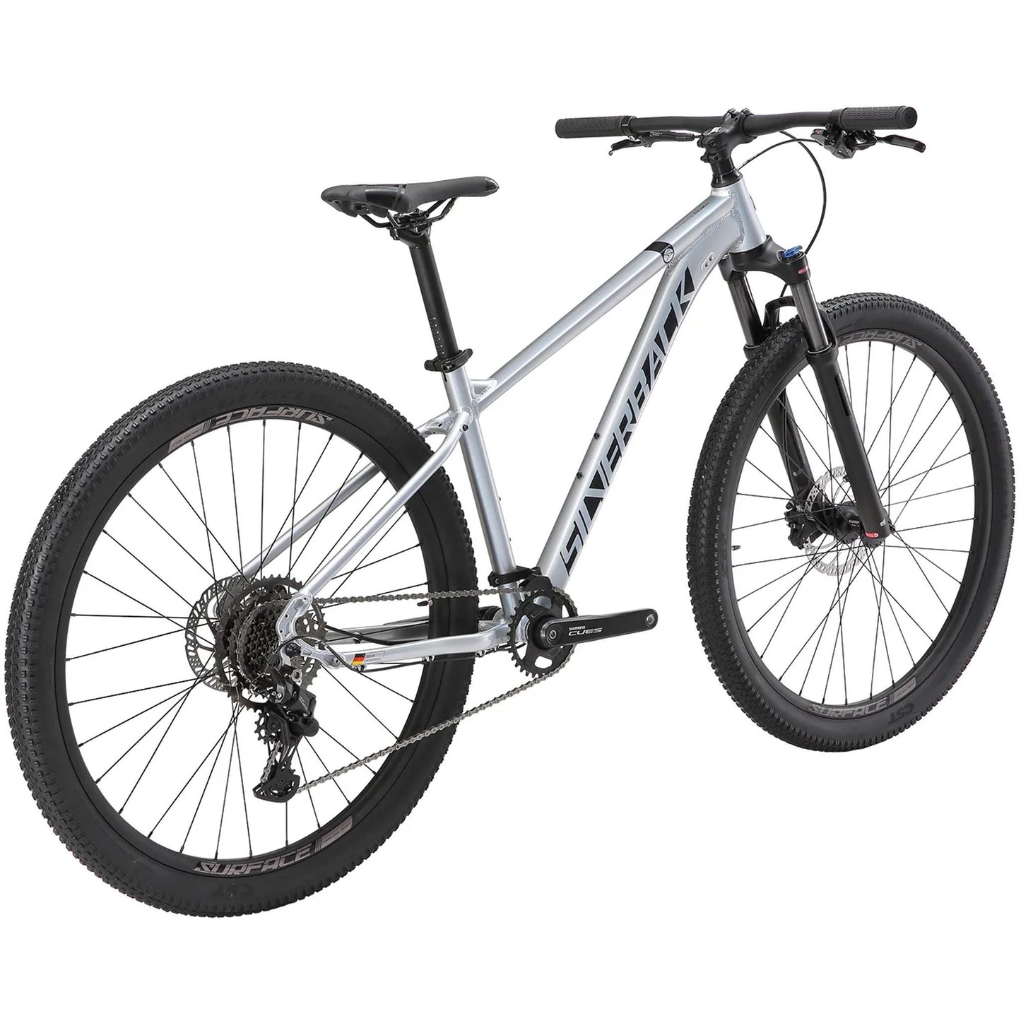 Silverback Stride Adventure 27.5'' Hardtail Mountain Bike Silver Mist