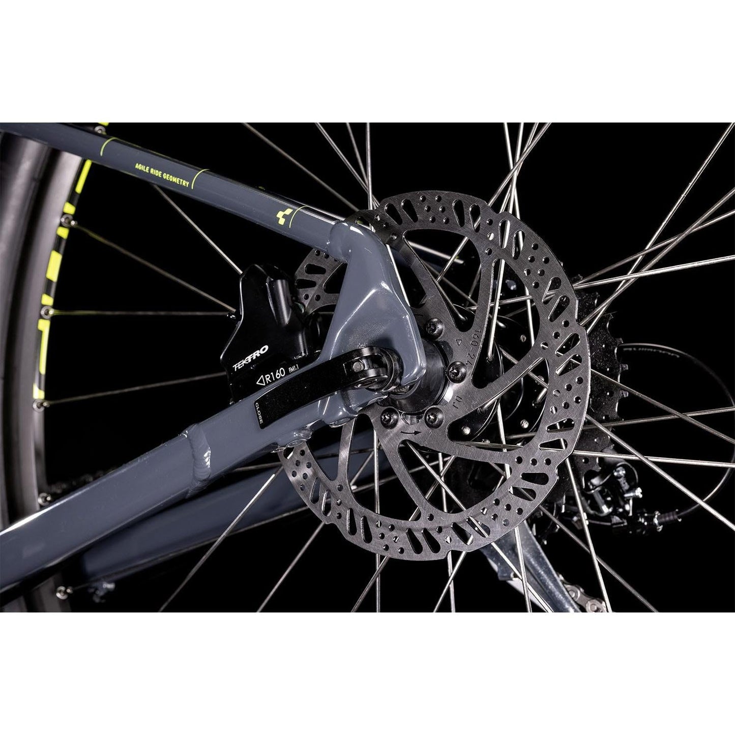 Cube Aim Pro Hardtail Mountain Bike Grey 'n' Flash Yellow  Euro Spec