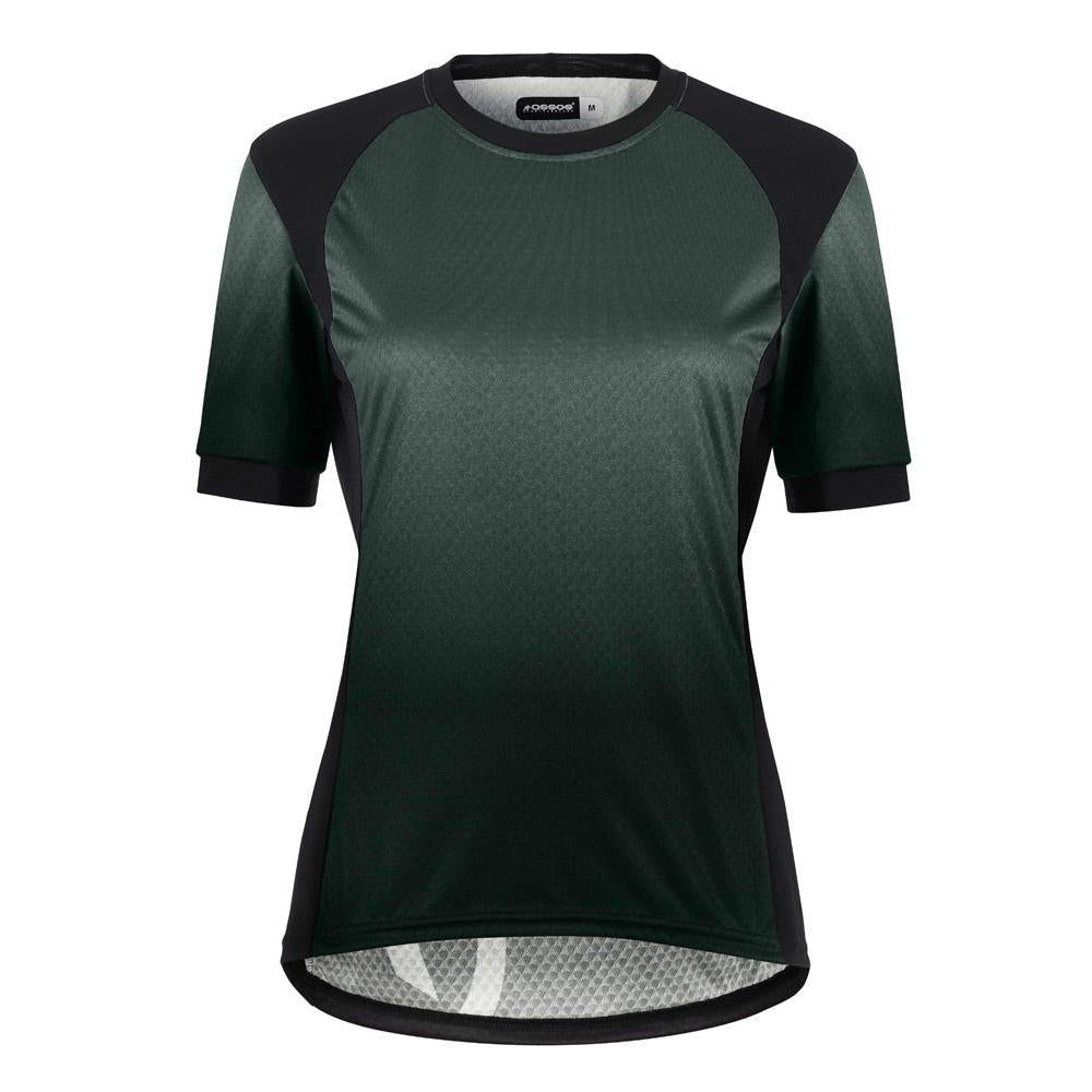 Assos Trail T3 Womens Short Sleeve Jersey Schwarzwald Green