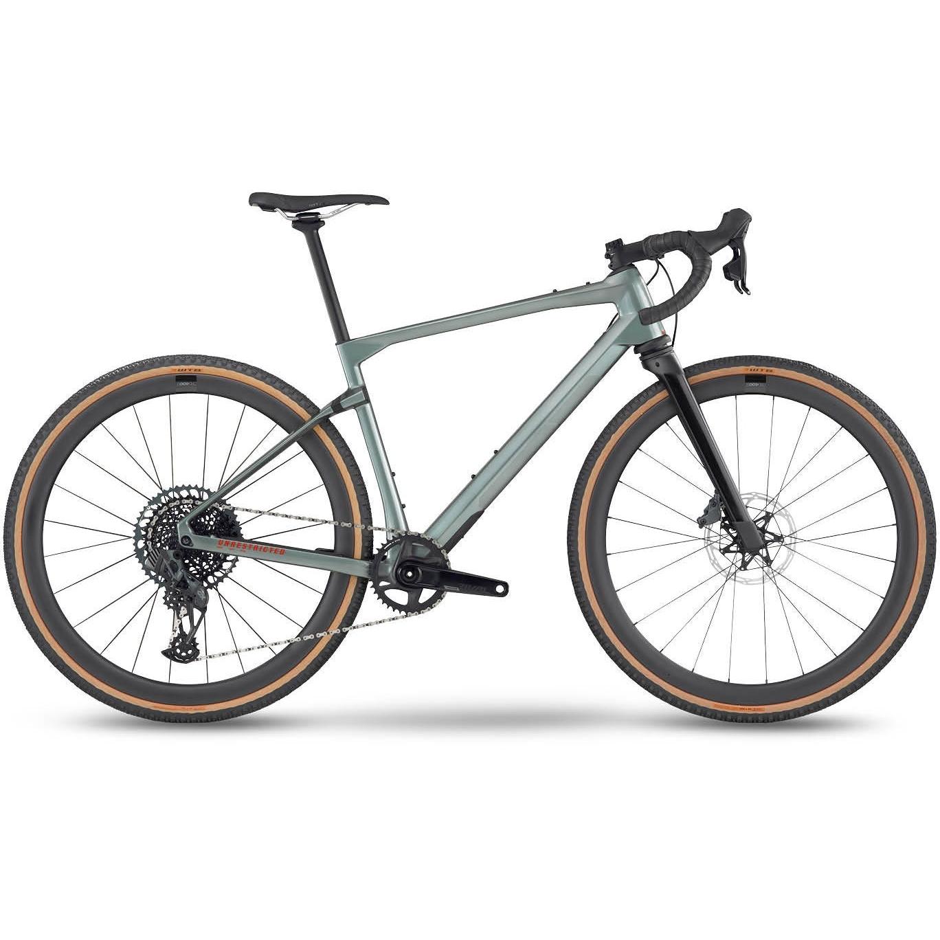 BMC Unrestricted LT Two Gravel Bike Green/Amber/Black