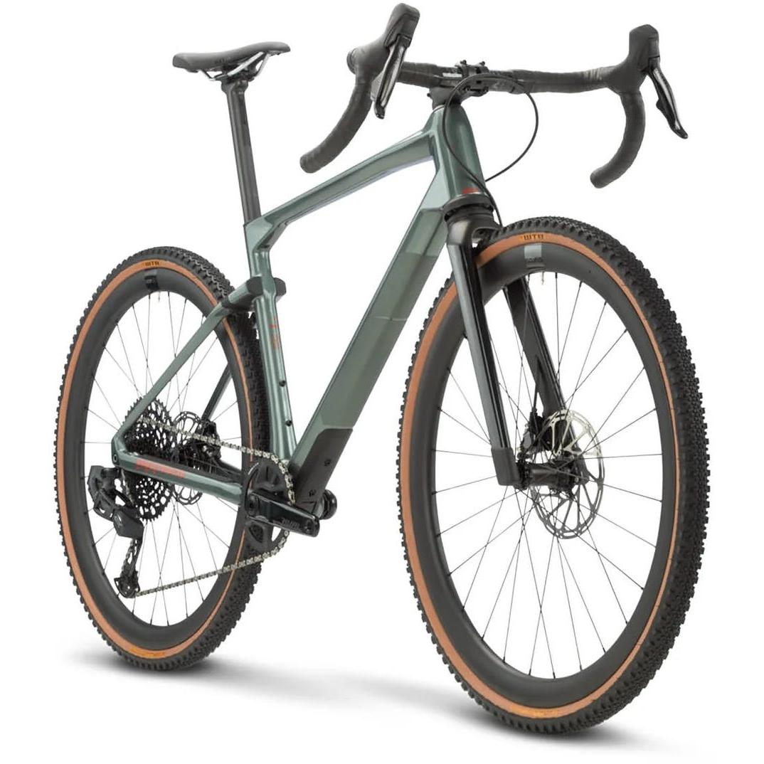 BMC Unrestricted LT Two Gravel Bike Green/Amber/Black