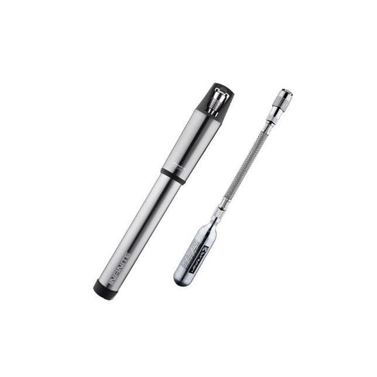 Birzman Infinite Apogee MTB with Co2 Snap-It Apogee (Grey) Pump 25g