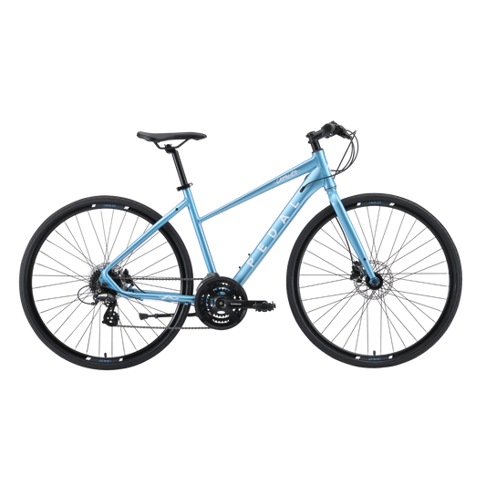 Pedal Cavalier 2 Trapeze HD Flat Bar Road Bike Blue