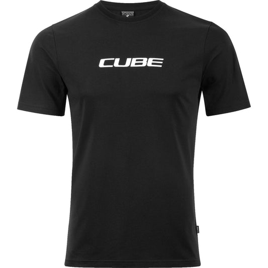 Cube Classic Logo Organic T-Shirt Black and White