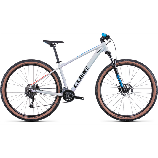 Cube Aim SL Mountain Bike Prisma Grey 'n' Blue 'n' Red