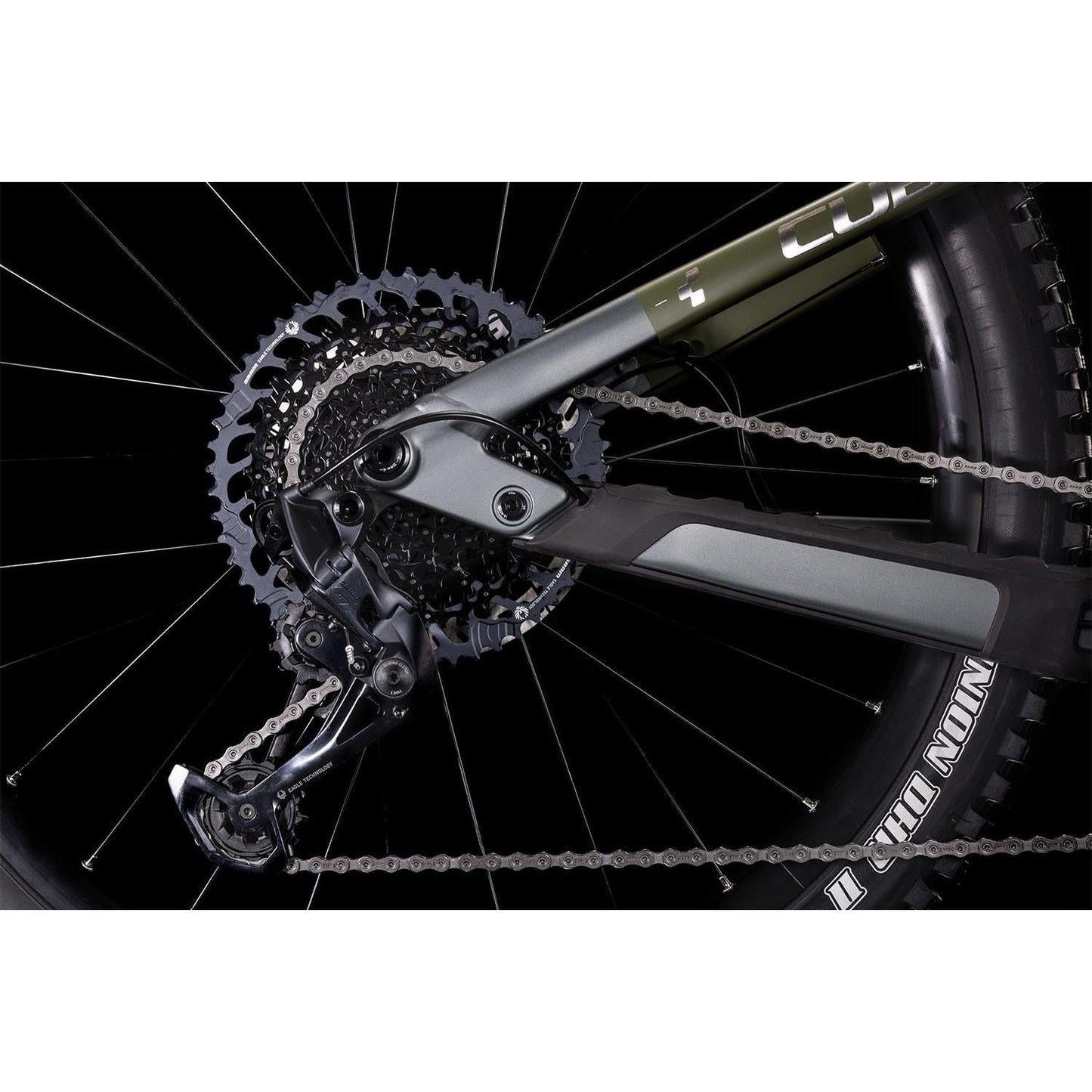 Cube Stereo Hybrid 160 HPC TM 750 Dual Suspension Electric Mountain Bike 27.5'' Flashgrey 'n' Olive