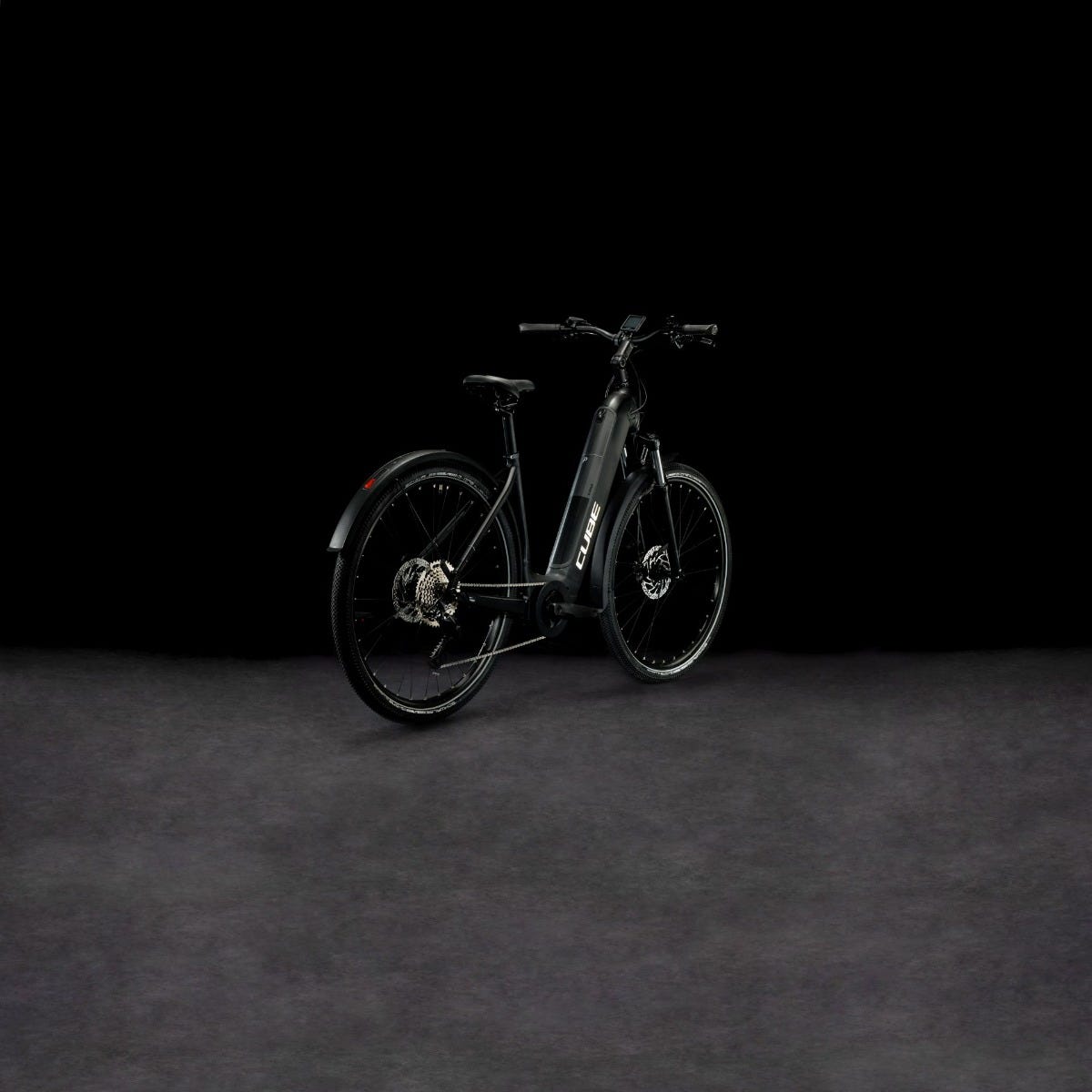 Cube Nuride Hybrid Pro 625 Allroad Easy Entry Electric Hybrid Bike Black n Metal