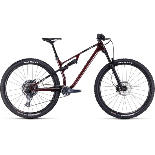Cube AMS ONE11 C:68X Pro 29'' Dual Suspension Mountain Bike Liquid Red n Carbon