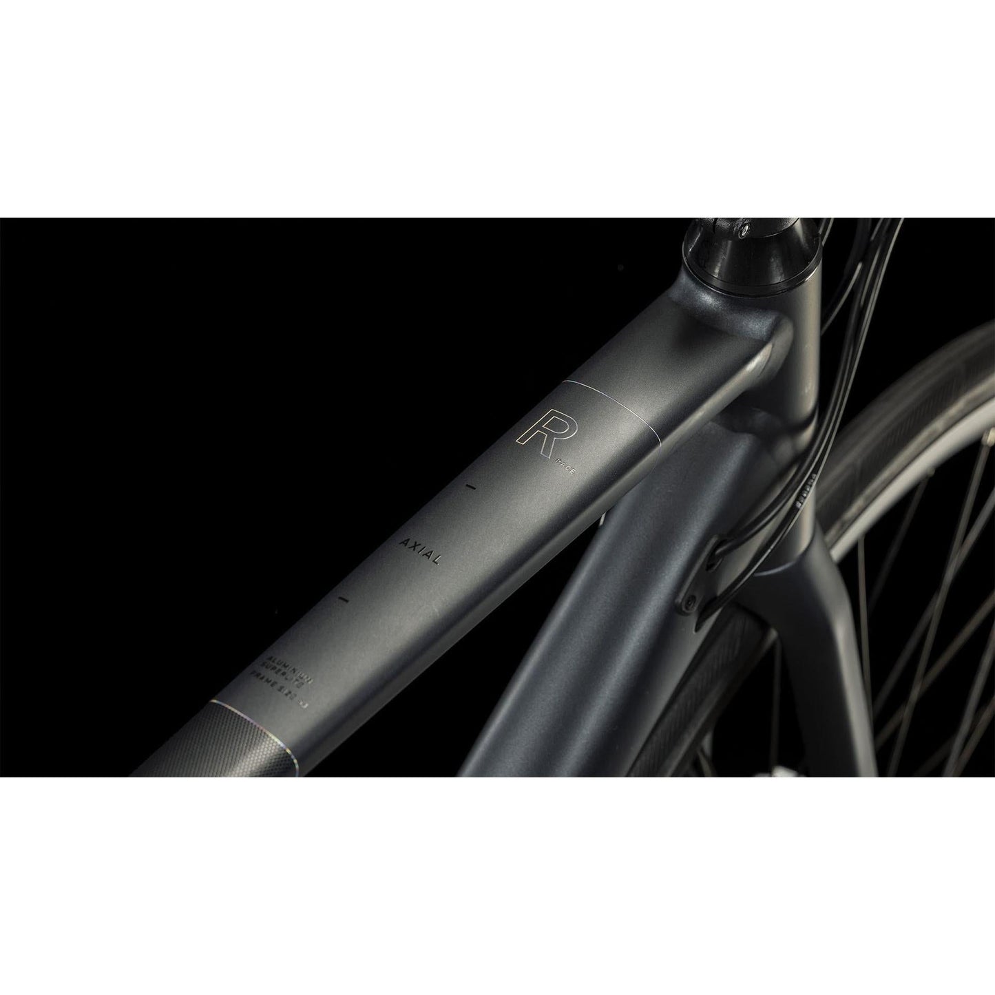 Cube Axial Series Race Road Bike Metal Black 'n' Rainbow