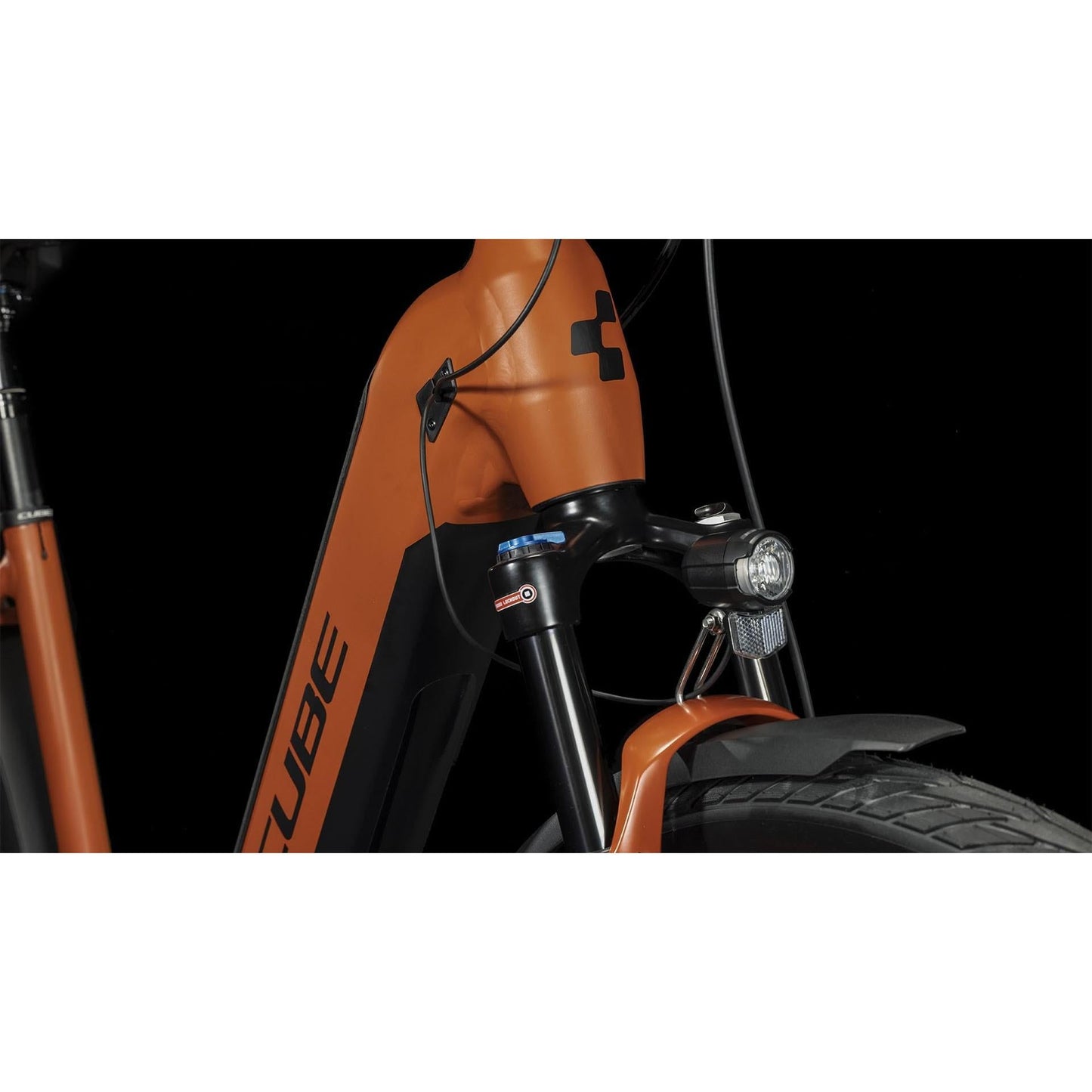 Cube Kathmandu Hybrid EXC 750 Easy Entry Electric Hybrid Bike Red n Black