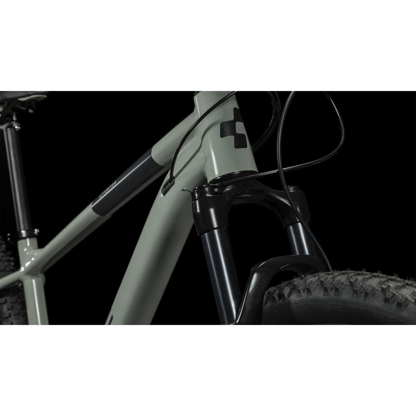 Cube Attention Hardtail Mountain Bike Swamp Grey'n'Black