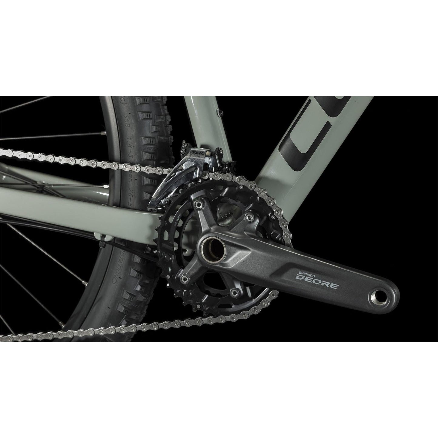 Cube Attention Hardtail Mountain Bike Swamp Grey'n'Black