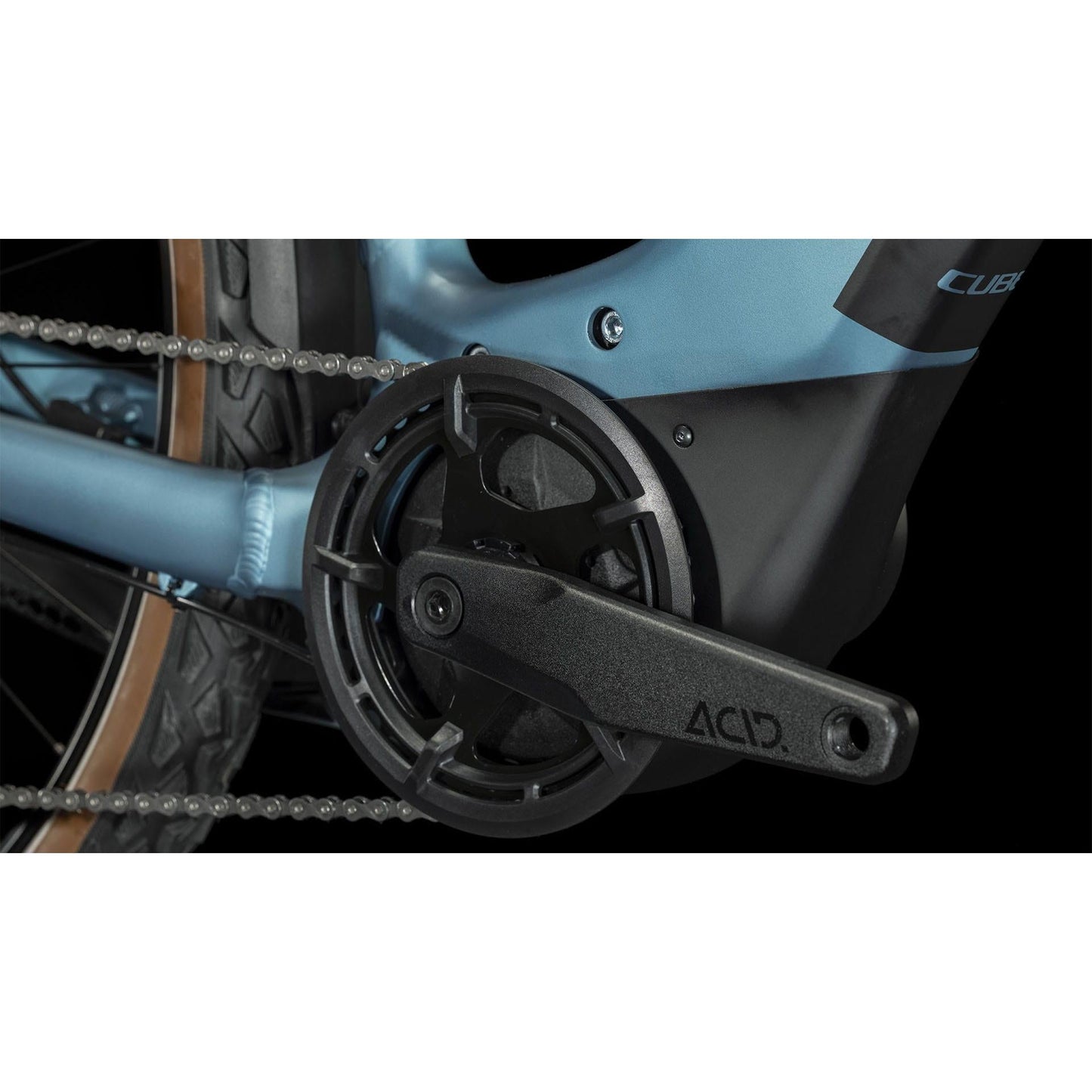Cube Nuride Hybrid Performance 625 Allroad Easy Entry Electric Hybrid Bike Metal Blue n Red
