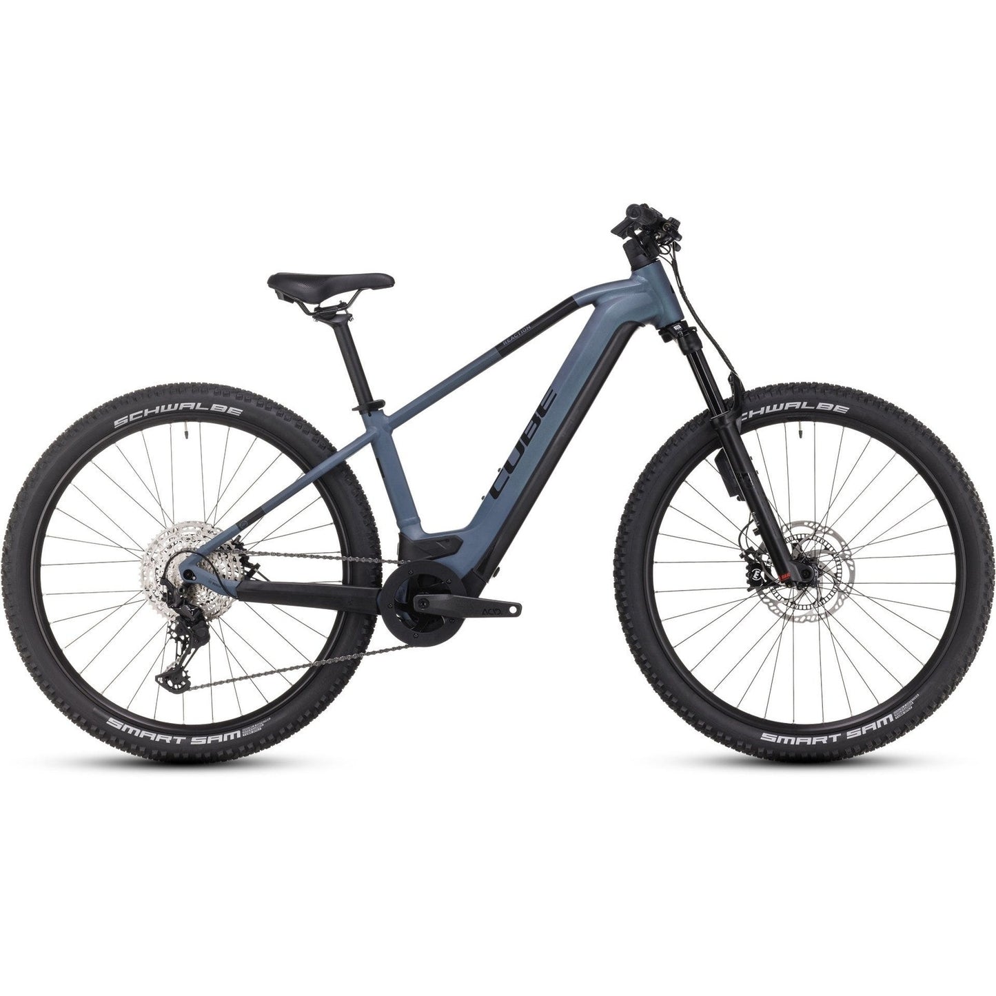 Cube Reaction Hybrid ABS 750 Electric Hardtail Mountain Bike Grey n Blue