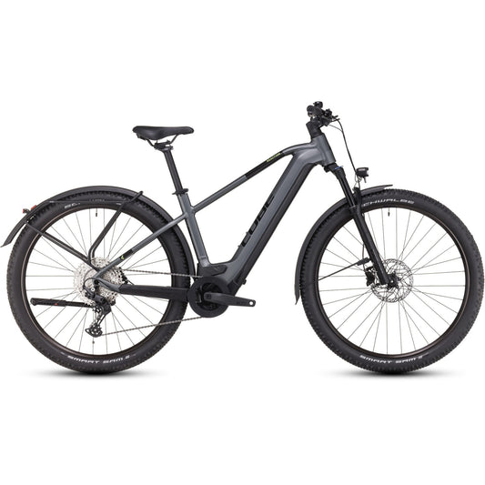 Cube Reaction Hybrid Pro 500 Allroad Electric Hardtail Mountain Bike Flash Grey 'n' Green