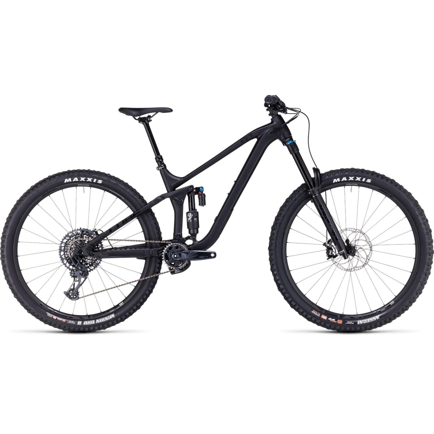 Cube Stereo ONE77 Pro 29inch Dual Suspension Mountain Bike Black Anodized