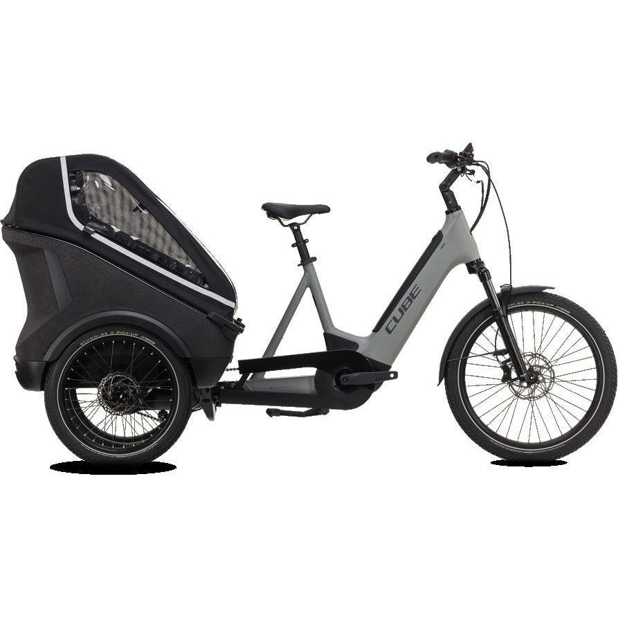 Cube Trike Hybrid Family 750 Electric Cargo Bike Swampgrey'n'Reflex