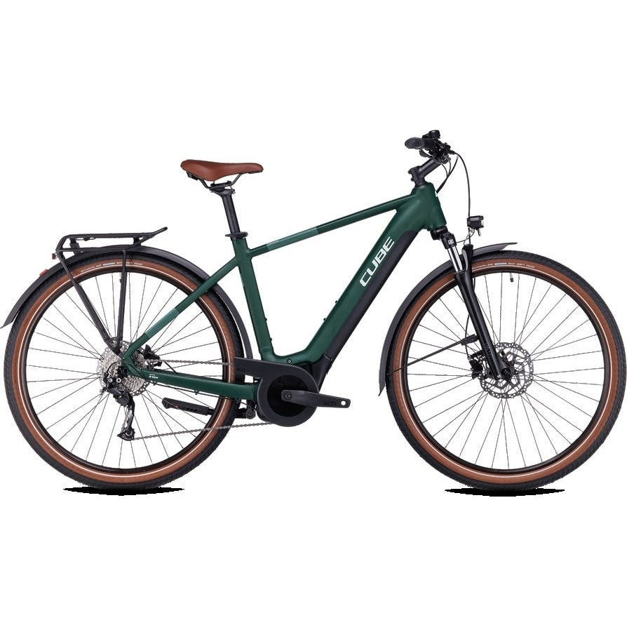 Cube Touring Hybrid ONE 500 Electric Hybrid Bike Darkgreen'n'Green ...