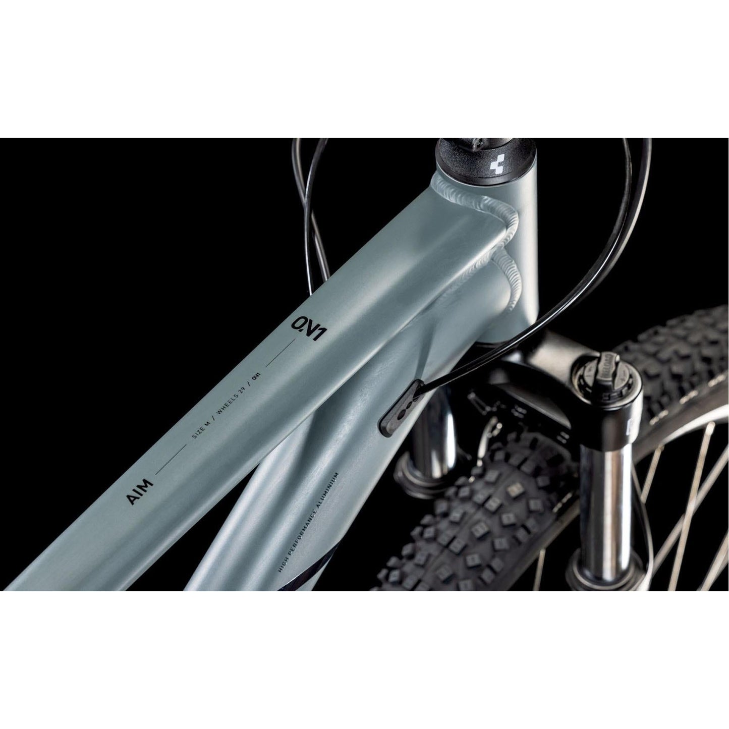 Cube Aim ONE Hardtail Mountain Bike Foggyblack'n'Black