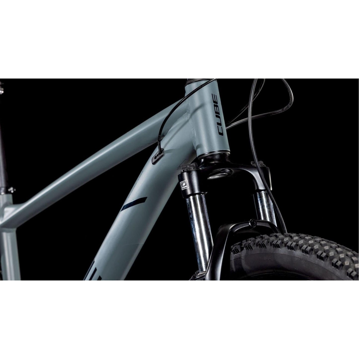 Cube Aim ONE Hardtail Mountain Bike Foggyblack'n'Black